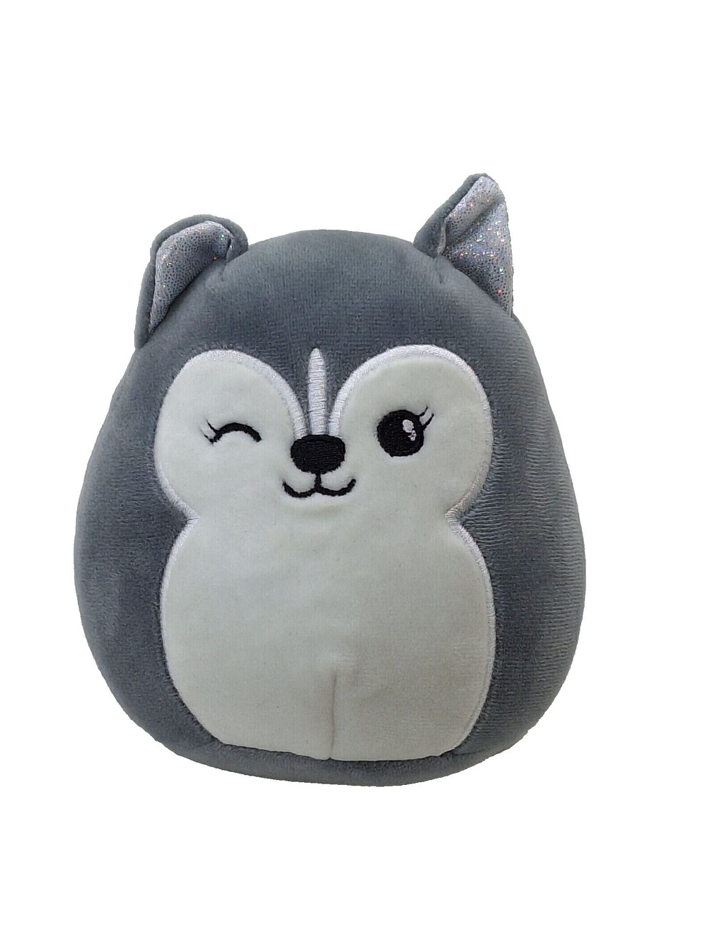 Squishmallow Heidi The Wolf, 5 Inch Mini Animal Plush, Washable, Air Dry